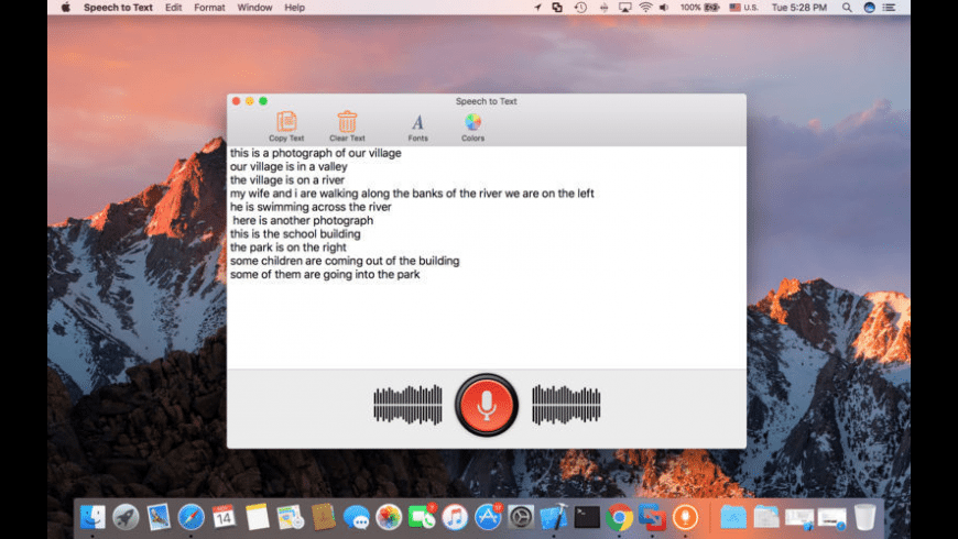 Speech To Text Software For Mac Free